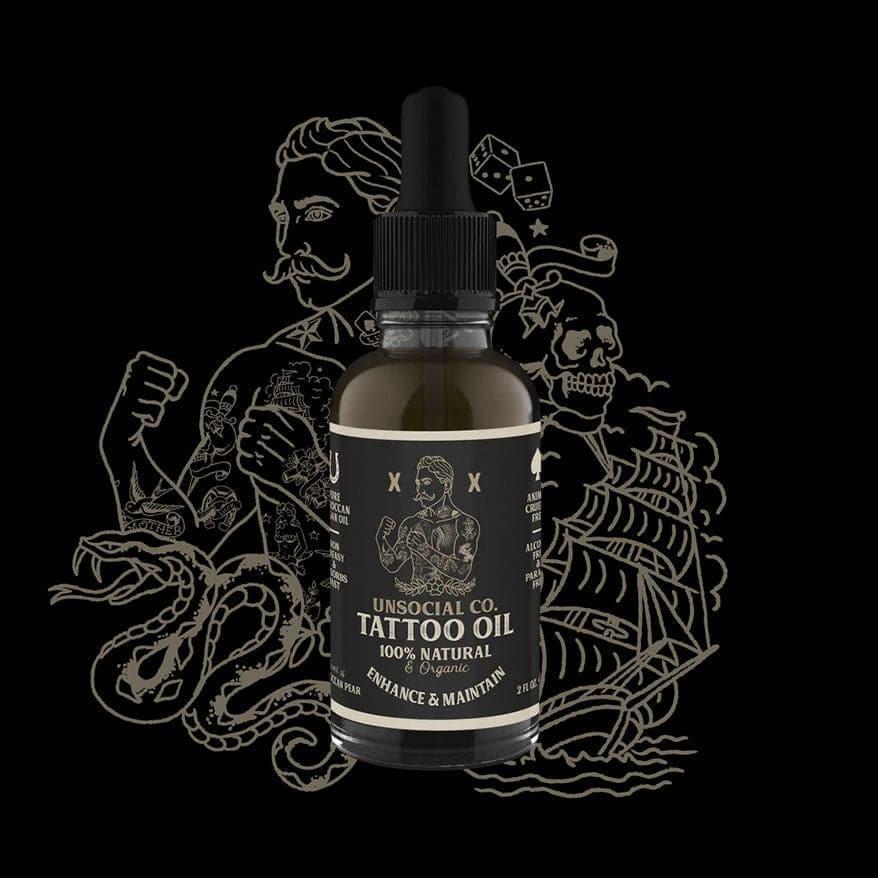 Tattoo Aftercare Oil, Restores & Moisturizes Skin & Body Ink